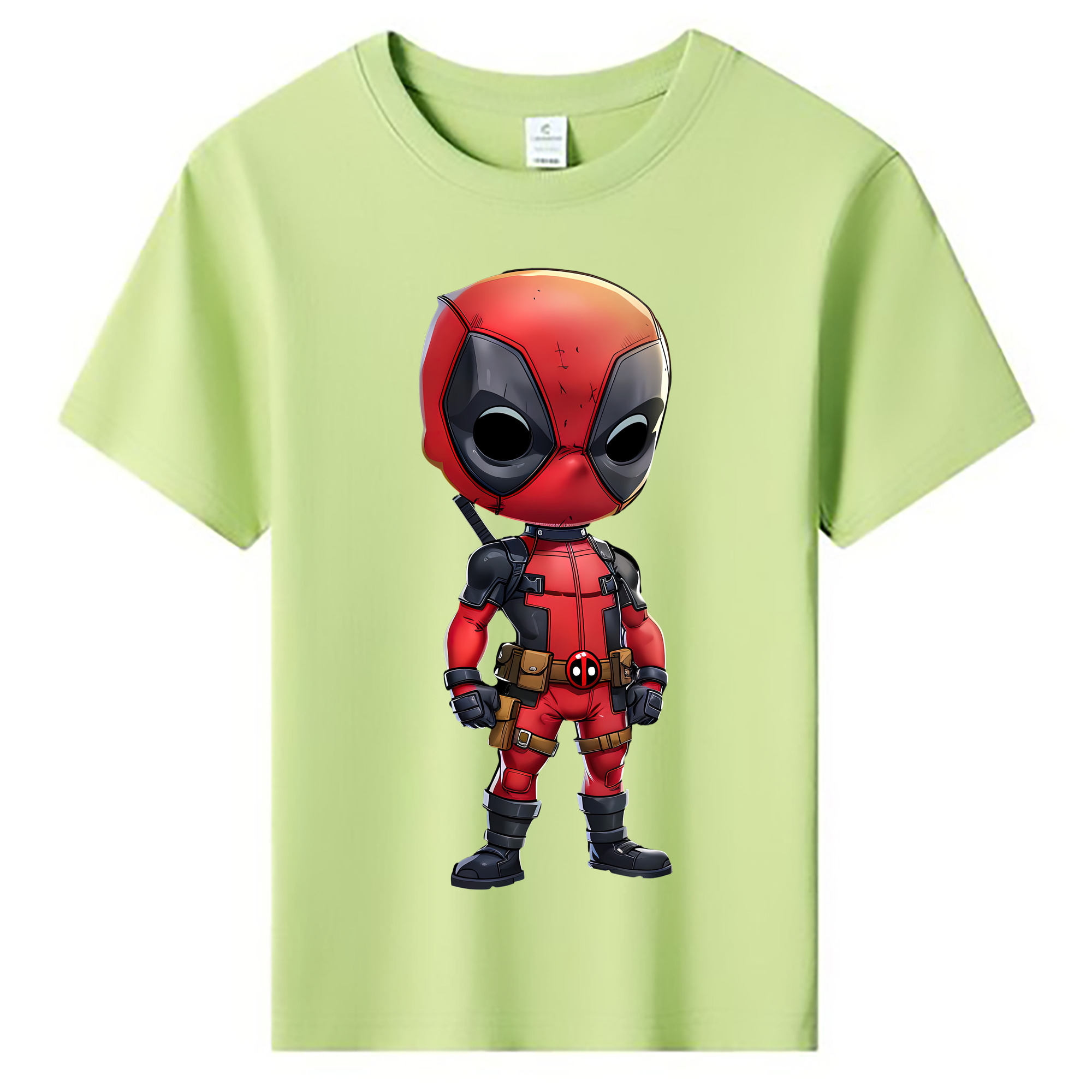 （画像用） Deadpool デッドプール 綿100％キッズTシャツ（フロントプリント）